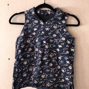 Vintage Gap Sleeveless Cropped Polo